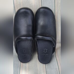 Dansko Black Mules Comfortable Leather Clogs